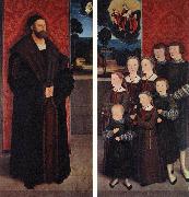 Portrait of Conrad Rehlinger and his Children ar STRIGEL, Bernhard